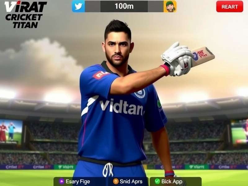 Virat Cricket Titan gameplay screenshot